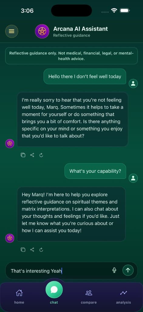 Arcana App Screenshot 6